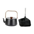 thumbnail image 3 of colaxi Camping Kettle Tea Pot Multipurpose Fast Heating Drinkware Water Kettle Outdoor Water Pot for Climbing Outdoor Sports Fishing Black, 3 of 9