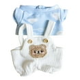 thumbnail image 3 of Almencla Dolls Suspender Pants with T Shirt Set Accs Handmade Clothing for 20cm Dolls Blue, 3 of 8