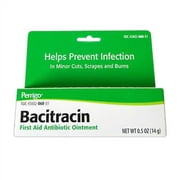 Bacitracin First Aid Antibiotic Ointment - 0.5 Oz, 6 Pack