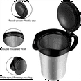 thumbnail image 2 of Double Insulated Gravy Boat, Stainless Steel Gravy Sauce Jug with Lid, Ideal Gravy Warmer Pitcher 750ML,1 * Gravy Sauce Jug,Silver, 2 of 7