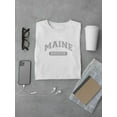 thumbnail image 3 of Maine, Augusta Text Men T-Shirt, Male x-Large, 3 of 4