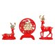 thumbnail image 3 of Figuras de renos, estatuas de ciervos, regalo de oficina, dormitorio, figura de Animal de escritorio, escultura de alce para boda, año Nuevo, Día de Rojo, 3 of 9