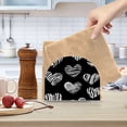 thumbnail image 5 of Zebra Stripes Hearts Napkin Holders for Tables Napkin Stand Paper Holder Organizer Tabletop Tissue Box Dispenser, 5 of 8