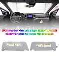 thumbnail image 1 of 2PCS Gray Sun Visor Left & Right 83280-TG7-A12ZB For Honda Pilot 2016-2022, 1 of 13