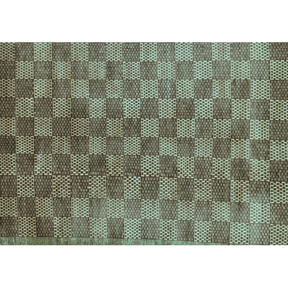 Ahgly Company Indoor Rectangle Oriental Light Blue Modern Area Rugs, 3' x 5'