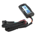 thumbnail image 1 of Pantalla Digital LCD 4 en 1 Indicador de Voltaje de Tiempo de Temperatura de Aceite de Agua para Motocicleta DC12V Universal ANGGREK  Otros, 1 of 8