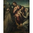 thumbnail image 3 of Francesco Menzocchi 15x18 Black Modern Framed Museum Art Print Titled - The Madonna and Child with Saints (1517 - 1584), 3 of 5