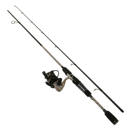 UPC: 0849004017764 | Lew s American Hero Camo 200 6.2:1 6 -2pc Med Spinning Rod and Reel Combo