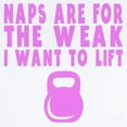 thumbnail image 2 of CafePress - Naps Are For The Weak Body Suit - Baby Light Bodysuit, Size Newborn - 24 Months, 2 of 4