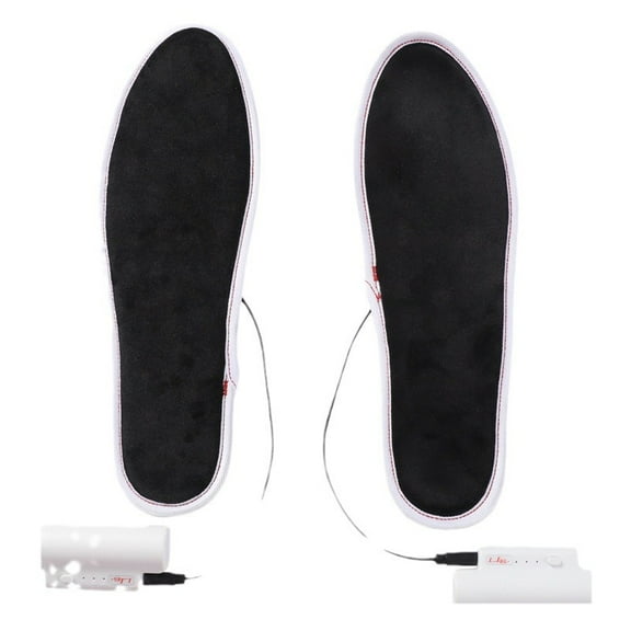 Heated Shoe Insole, USB Rechargeable Heated Insoles Adjustable Temperature Winter Warm Shoe Insole Cuttable Heating Insole Foot Warmer Electric Heated Insoles for Men Women Kids