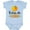 AE-Light Blue, variant on Inktastic Orlando Florida Orange in Heart Boys or Girls Baby Bodysuit