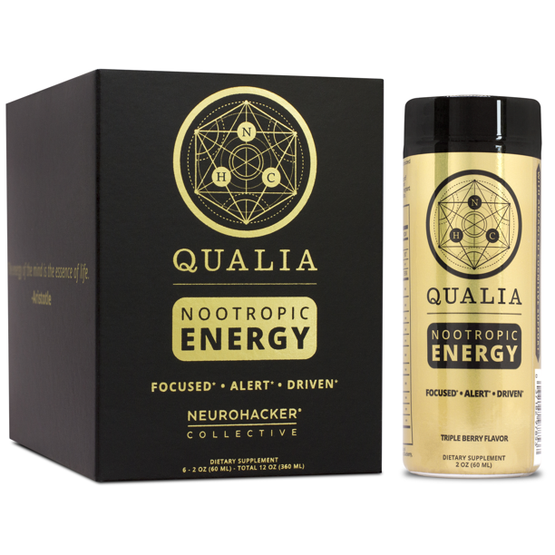 Neurohacker Collective Qualia Nootropic Energy Shot 6 Bottle(s