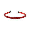 thumbnail image 4 of UJNDER Bandeau Élégant pour Femmes Accessoire pour Cheveux Antidérapant Bandeau Extensible pour Usage Quotidien Rouge, 4 of 5