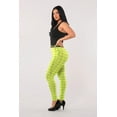 thumbnail image 5 of Sculpting Treggings With Faux Leather Belt - Green  Black Plaid, 5 of 11