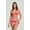 Red, variant on Women's High Waisted Bikini with Moderate Coverage, Red