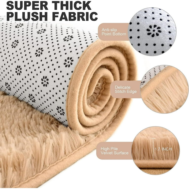 TWINNIS Large Plush Home Indoor Super Soft Fluffy Carpets TWINNIS Large Plush Home Indoor Super Soft Fluffy Carpets