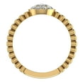 thumbnail image 3 of 0.24 CT TW Diamond Cluster Rope Shank Stackable Ring 18K Gold (G,VS), 3 of 5