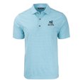 thumbnail image 2 of Men's Cutter & Buck Light Blue Citadel Bulldogs Vault Forge Eco Heathered Stripe Stretch Recycled Polo, 2 of 3