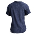 thumbnail image 7 of Womens Tops Trendy Loose Fit Short Sleeve V Neck Jacquard Kni Womens Summer Tops,Navy,L, 7 of 7