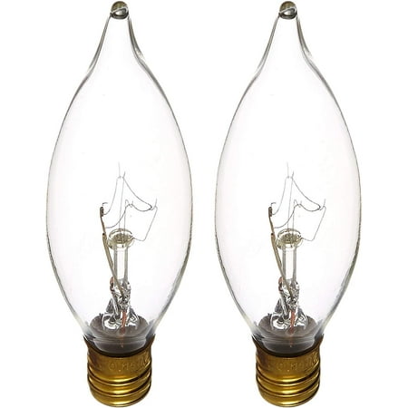 

Satco Products S3773 120-Volt 15CA8 Candelabra Base Clear Light Bulb