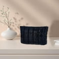 thumbnail image 5 of Black Puffer Makeup Bag for Women Puffy Quilted PU Leather Cosmetic Case Pouch Checkered Solid Toiletry Organizer Zipper Bags Small, 5 of 9