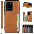 thumbnail image 1 of SailorTech Galaxy S20 Ultra Wallet Case, Premium PU Leather Case with Wristlet, Stand & Card Slots, Magnetic Closure, 1 of 5