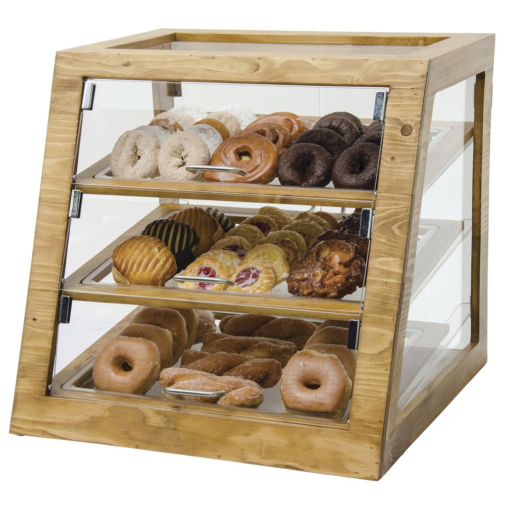 Cal Mil Madera Collection Bakery Display Case Reclaimed Wood And