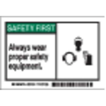 Brady Label,3 1/2 inx5 in,Polyester,PK5 86194