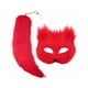 thumbnail image 1 of Qarigey Máscara de disfraz para Halloween, práctica idea de regalo para entusiastas de las máscaras, máscara de decoración, máscara Disfraces de disfraces rojo, 1 of 6