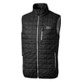 thumbnail image 2 of Men's Cutter & Buck  Black Ivy League Rainier PrimaLoft Eco Insulated Full-Zip Puffer Vest, 2 of 3