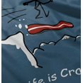 thumbnail image 4 of Life is Crap Snowboard Cliff Funny Shirt Sarcastic Gift Idea T-Shirt Tee, 4 of 7