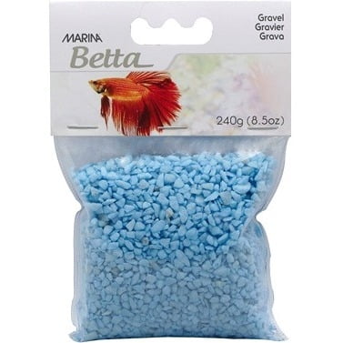 (2 Pack) Marina Blue Betta Aquarium Gravel, 8.5