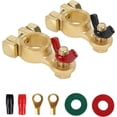 thumbnail image 1 of GHSDFBB Car Battery Terminal Connector, Pure Copper Cable End Top Post Clip Positive and Negative Pole, Applicable to Automobile, Truck, RV and Yacht Accessories, 1 of 7