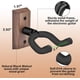 thumbnail image 2 of 2 Piezas Soporte para Guitarra Pared en Forma de U, Soporte de Pared para Guitarra, Colgr de Guitarras, con 8 Púas de Guitarra, para Fender, Acústica, Eléctrica Bajo, Mandolina y Banjo, 2 of 4
