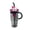Black, variant on WSZZL Cute Big Eye Design, 40oz Large Capacity Water Cup, Built-in Tea Infuser, Portable with Straw, Perfect for Office, Gym, Travel, Ideal for Hydration Needs