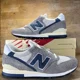 thumbnail image 1 of NEW New Balance 996 Made in USA Mens Size 10 Shoes Sneakers Gray Blue, 1 of 6