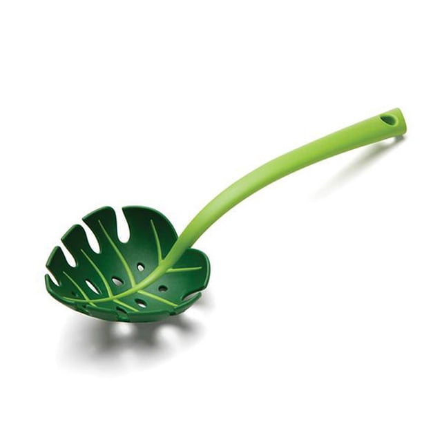 SHAR Jungle Spoon Set of 2 - Cooking Spoon for Non-Stick Cooking Utensils - BPA Free Certified Cooking Spoon, High Heat Resistant Nylon Spoon for Cooking - Cooking Utensil Spoon Designe
