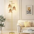 thumbnail image 2 of QiMH Industrial Floor Lamps For Living Room,Tree Standing Lamp With 3 2 of 9