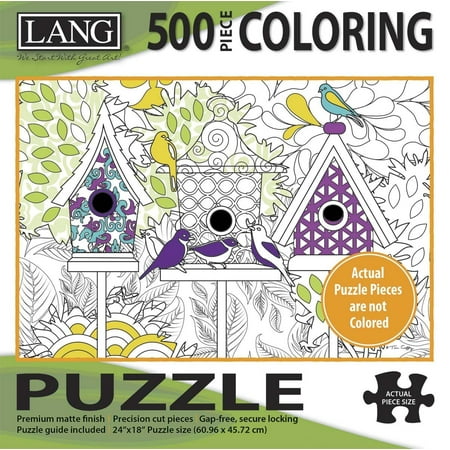 Art Tin - - 500 Piece Coloring Puzzle -