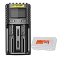 thumbnail image 2 of Cargador de Batería Rápido Nitecore UMS2 USB Inteligente de Doble Ranura para Li-Ion/Ni-MH/Ni-Cd/IMR, 2 of 2