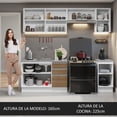 thumbnail image 3 of Cocina Integral Modular Luna Madesa 240cm con Acessorios BM, 3 of 6