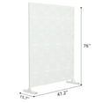 Miniyam Patio Privacy Screen, Outdoor Privacy Screen with Stand Decorative Metal Privacy Screen