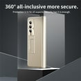 thumbnail image 2 of SaniMore Case for Samsung Galaxy Z Fold 4 7.6" 2022, Rugged PC Back Hinge Protection Case Hidden Kickstand Tempered Glass Screen Protector All-inclusive Case for Galaxy Z Fold 4, Gold, 2 of 7