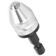thumbnail image 3 of Silver+Black 6mm Keyless Drill Bit Chuck Quick Change Adapter Converter Hex Shank, 3 of 5