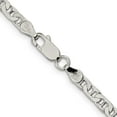 thumbnail image 3 of Sterling Silver 3.75mm Flat Anchor Chain (20 X 3.75) Made In Italy qan100-20, 3 of 5