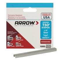 Arrow T50 1/4-inch Heavy Duty Staples, 1000 Count
