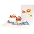 thumbnail image 1 of Tarjeta emergente de Feliz Navidad hecha a mano, tarjetas de felicitación emergentes 3D hechas a mano para Navidad, tarjetas de Navidad emergentes, 1 of 5