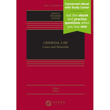 UPC: 9781543810783 | Aspen Casebook: Criminal Law: Cases and Materials [Connected eBook with Study Center] (Hardcover)