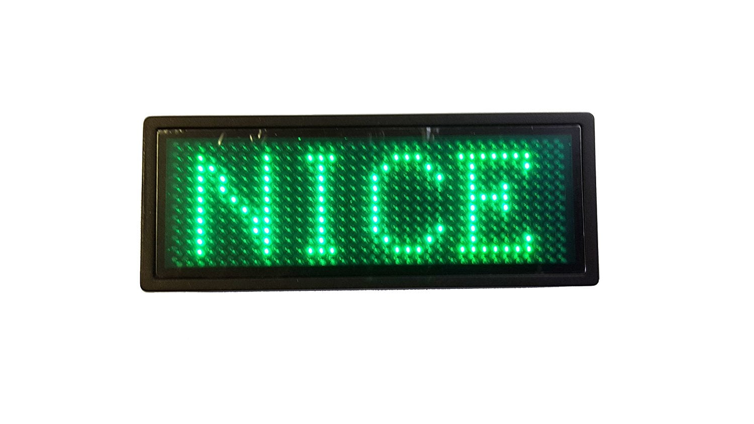 Scrolling led badge busbox