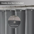 thumbnail image 4 of Yiannan Fabric Extra Long Water-Repellent Shower Curtain,Mold Resistant & Machine Washable Shower Curtain liner,72x84 Inches,Gray, 4 of 7